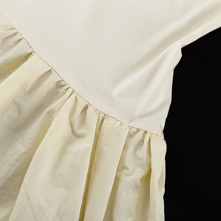 Talenza Elegant Sleeveless Vest Long Dress Women's Summer Solid Color Long Party Dress Pleated Patchwork Casual Slim Long Dress - Shellss