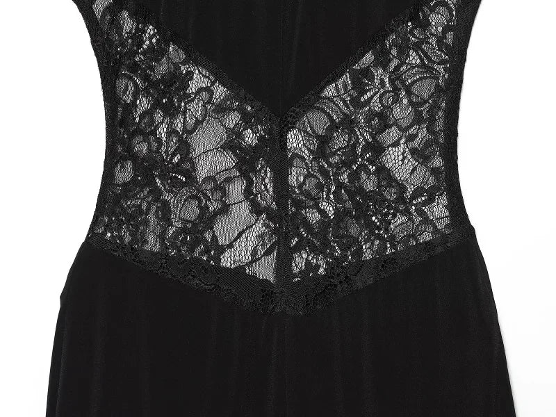 HXAO Halter Women's Lace Dress Summer Corset Elegant Party Dresses Off Shoulder Sexy Vacation Black Dress Semi Sheer Maxi Dress