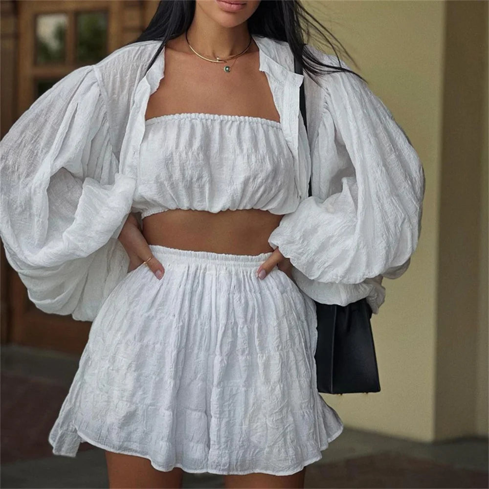 3 Piece light shorts set - Shellss