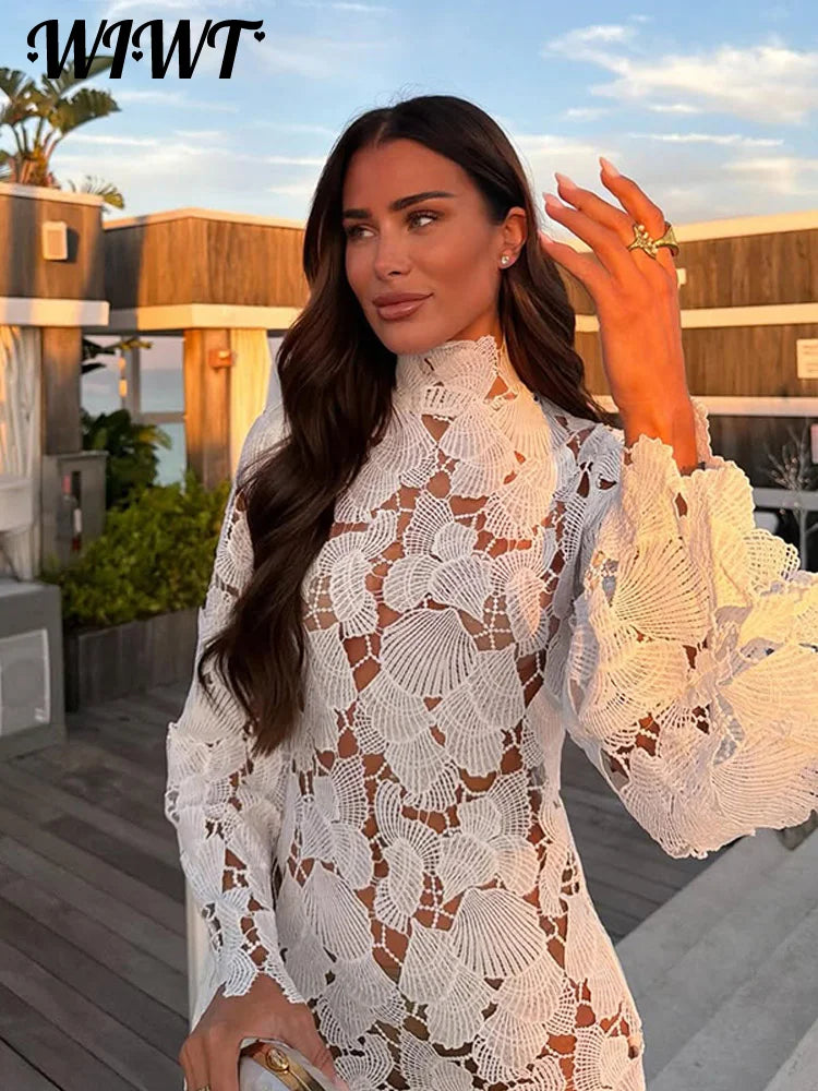 White Crochet Mini clio