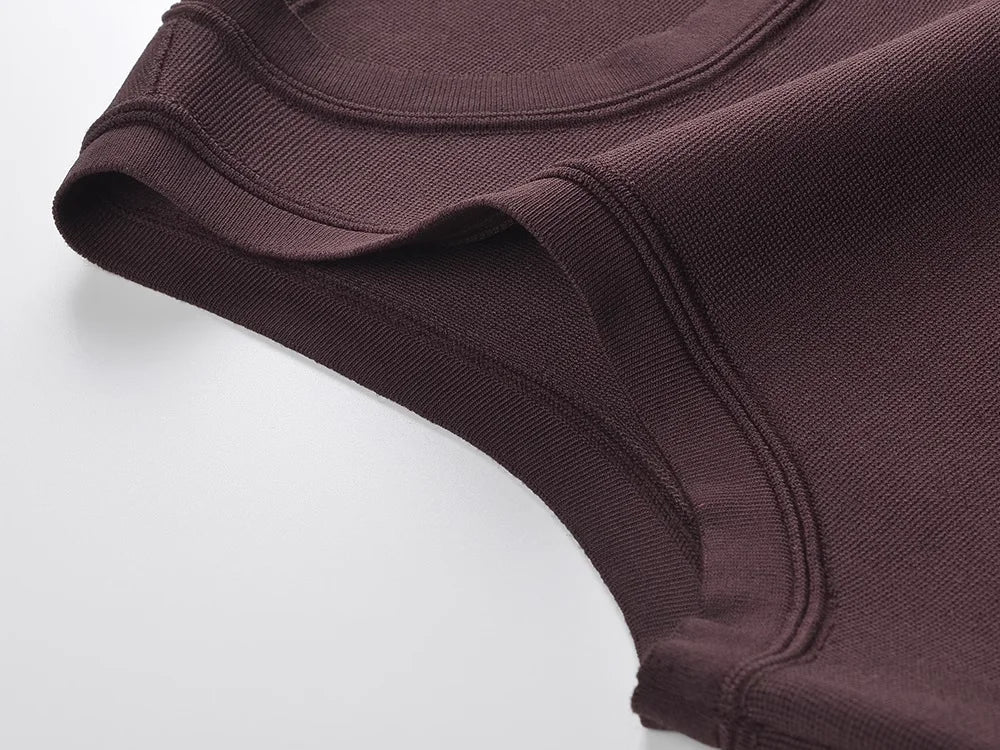 Brown Knitted Sandro Vibes