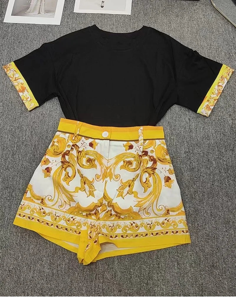 Boho Dolce Shorts set