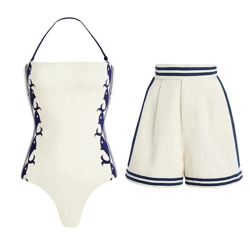 1White Dolphin Bikini Set trending