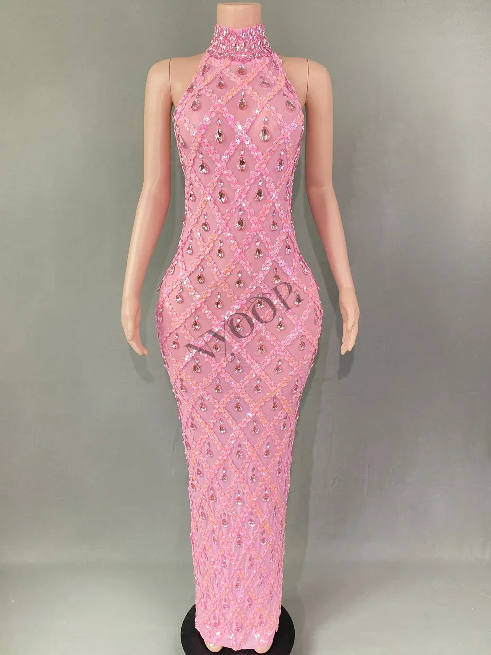Sparkly Rhinestones Bodycon Dress