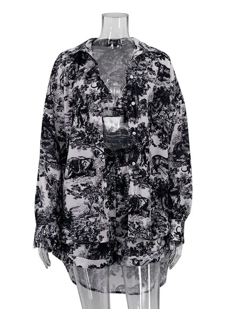 3 pieces print set