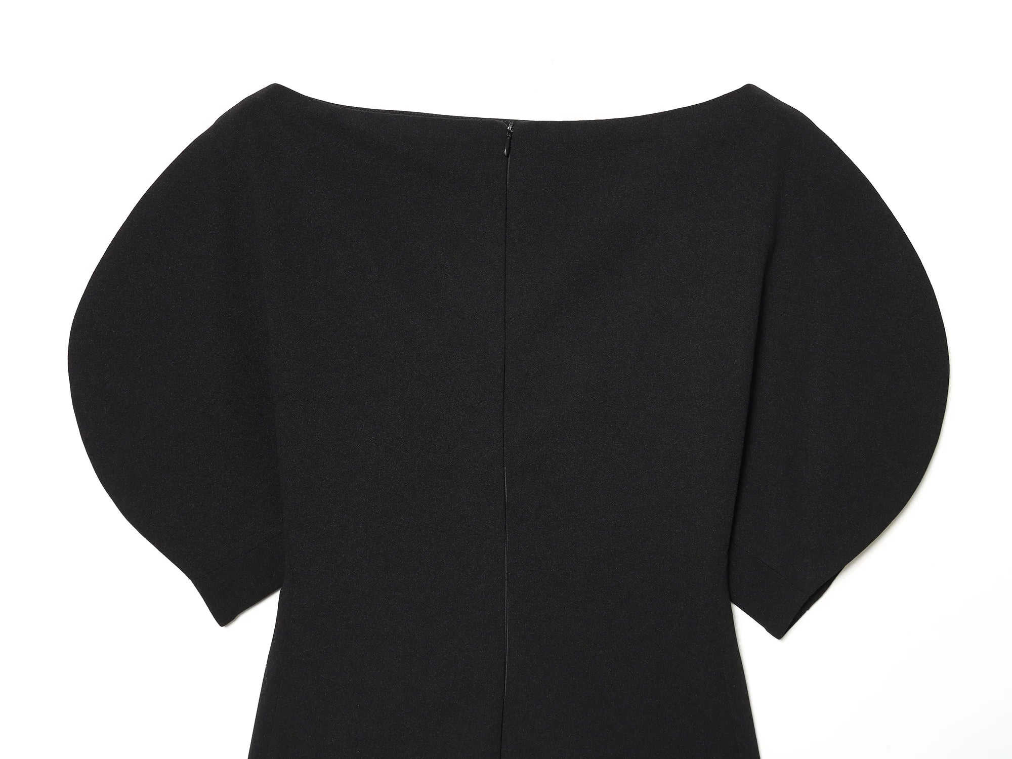 Elegant Puff Sleeve Blouse Asymmetrical