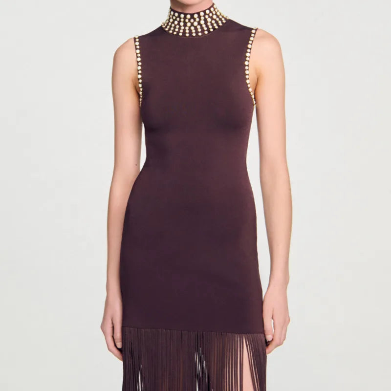 Sandro Pearl Tassel Fringe - Shellss