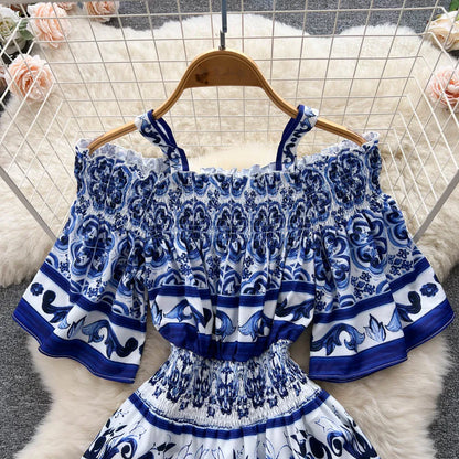 Porcelain Majolica Print MIdi