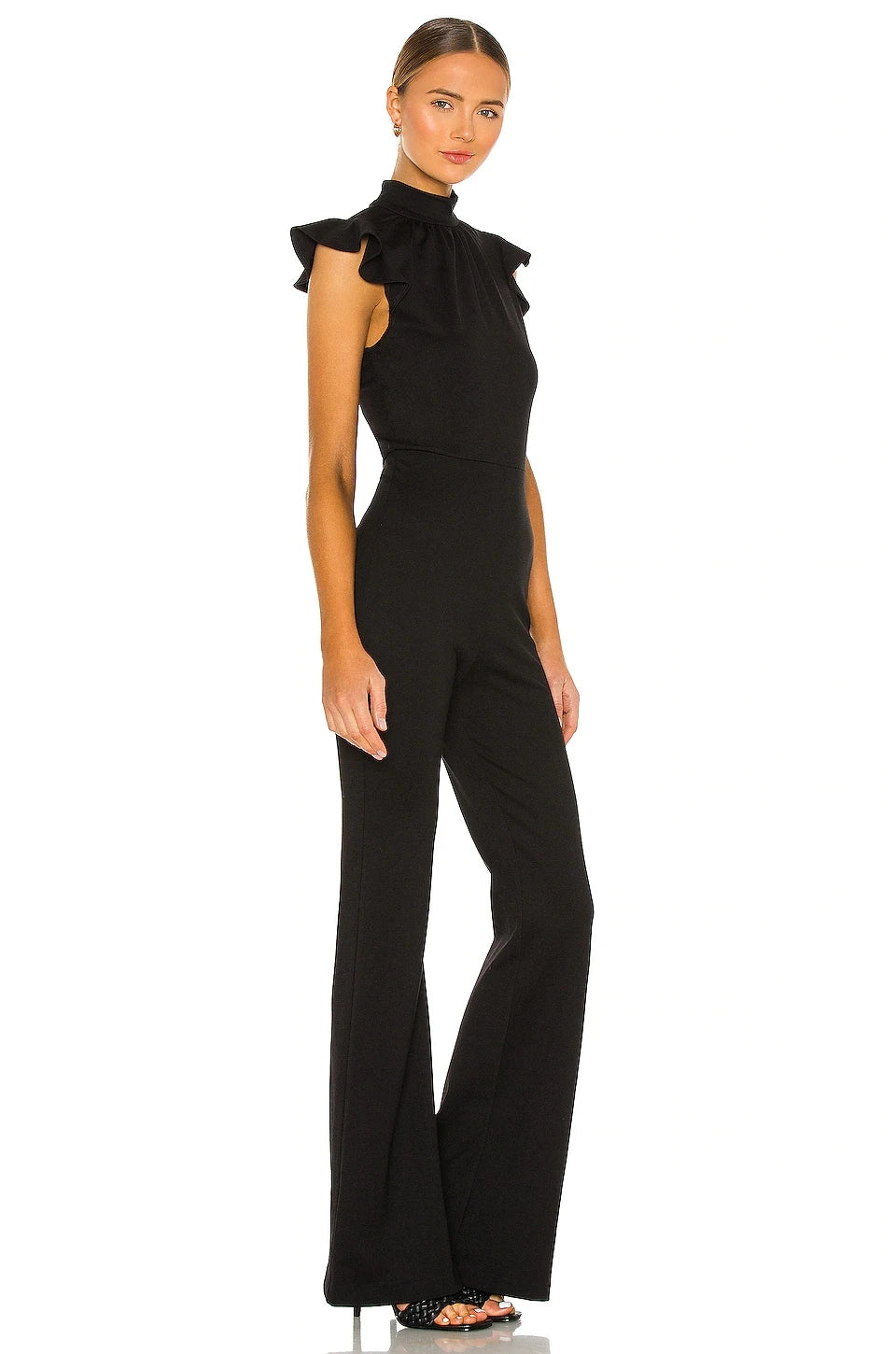 Rüschen Jumpsuit Elegant Sexy Outfits Club Promi