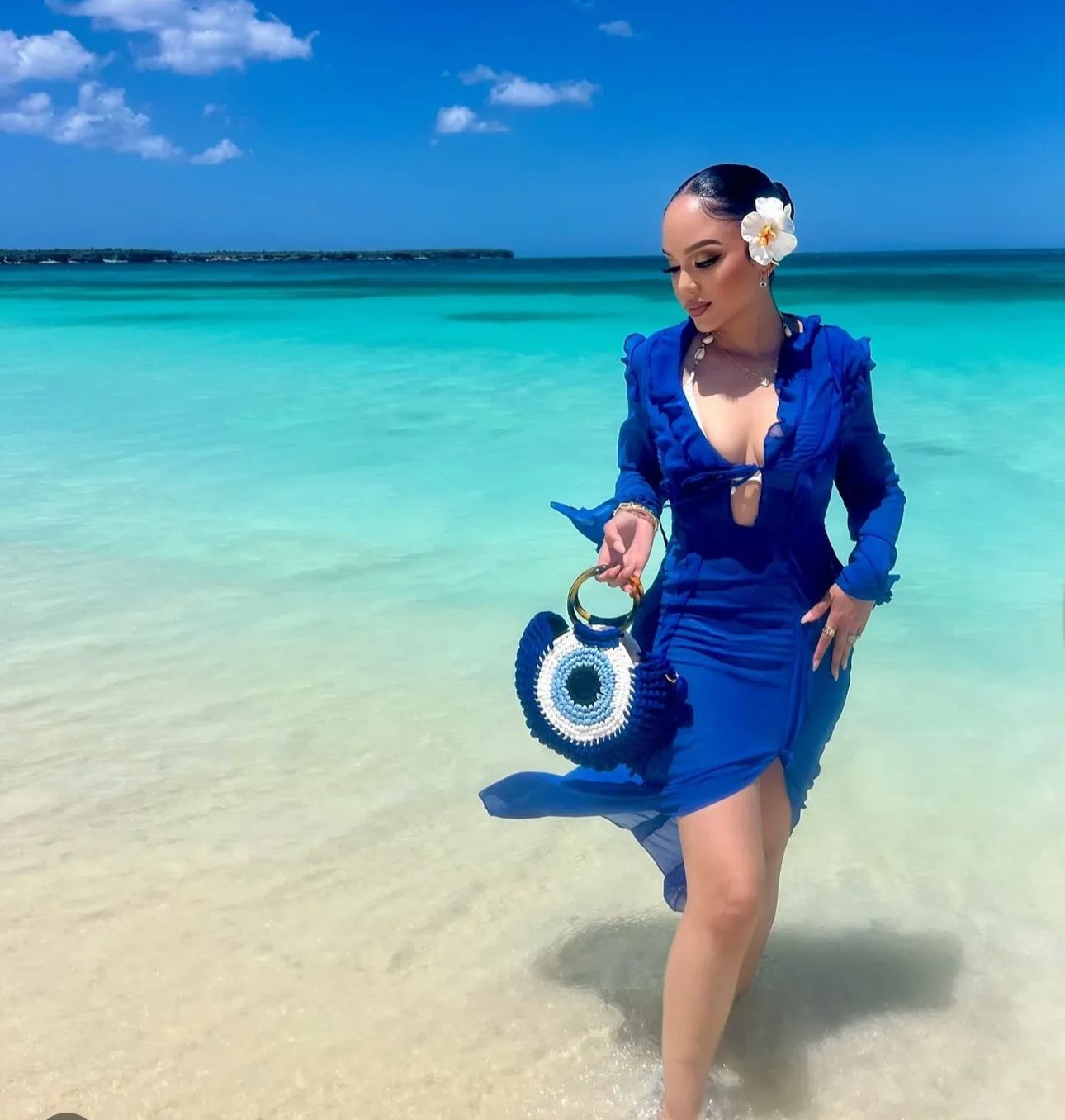 2 Royal Blue Oceana Dolce Dress