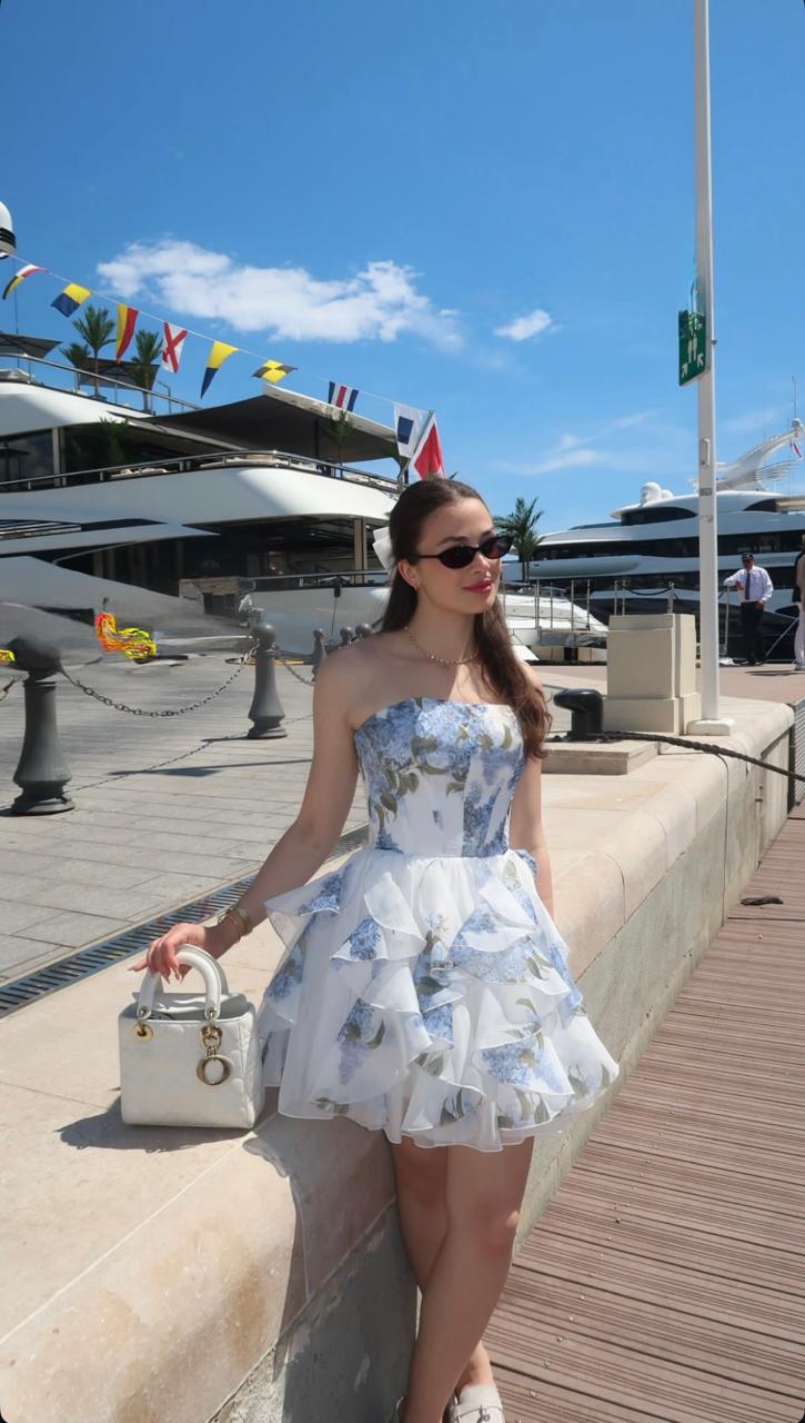 1 Bella Customized White Chiffon Backless