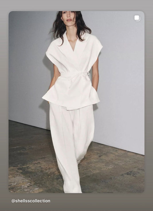 Pants Set White