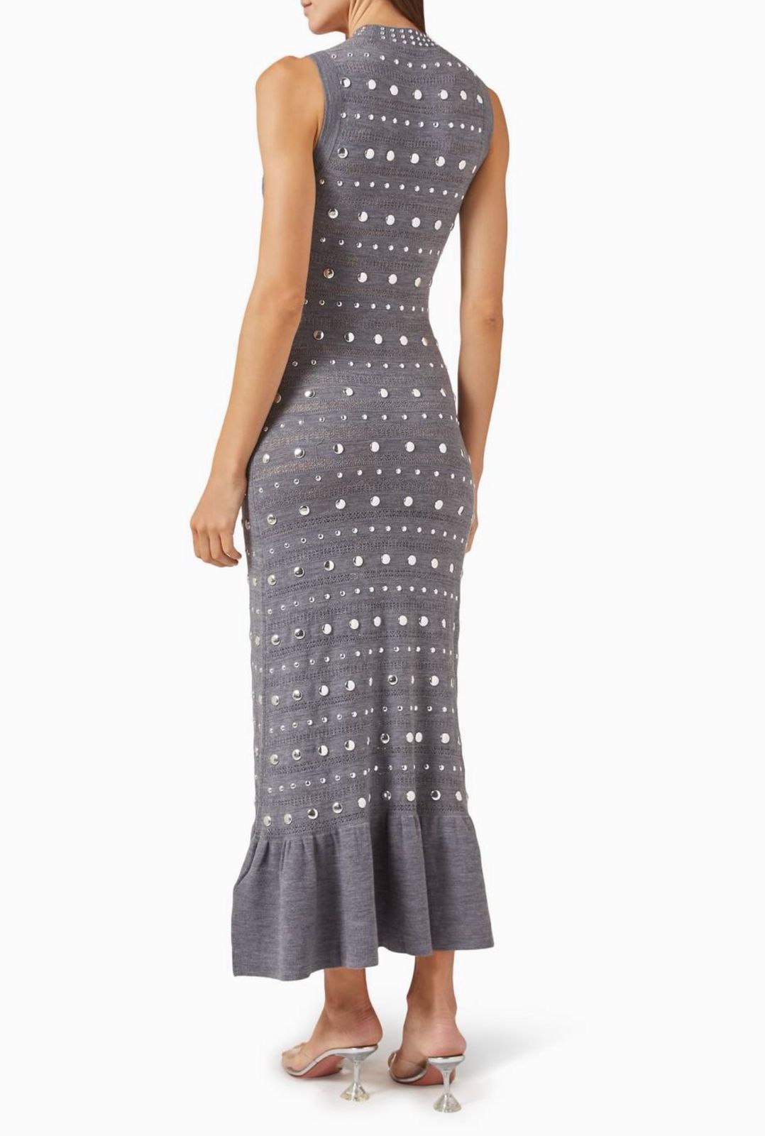 Classy Sandro Riveted Grey - Same day delivery