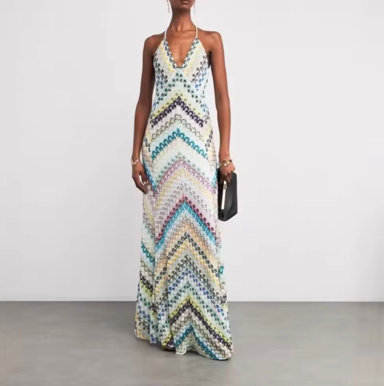 HIgh end Yacht dress Zizgzag Missoni
