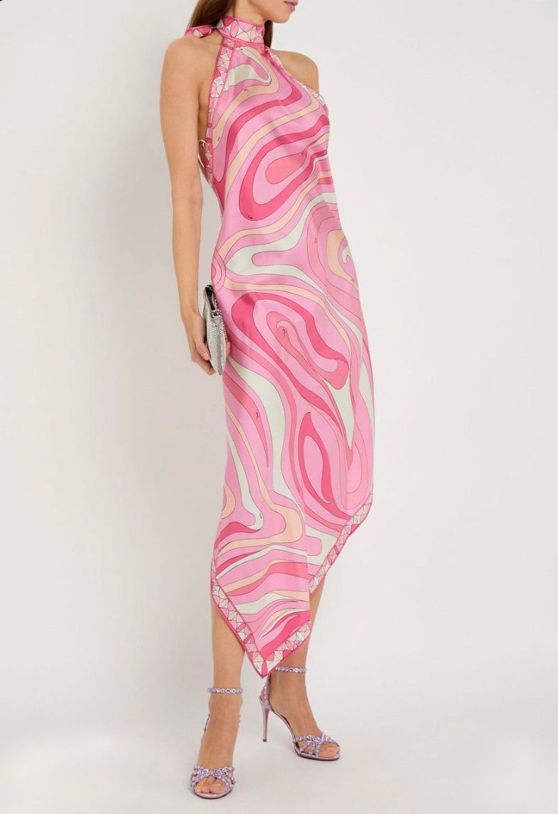 Pucci Silk Elegant Backless