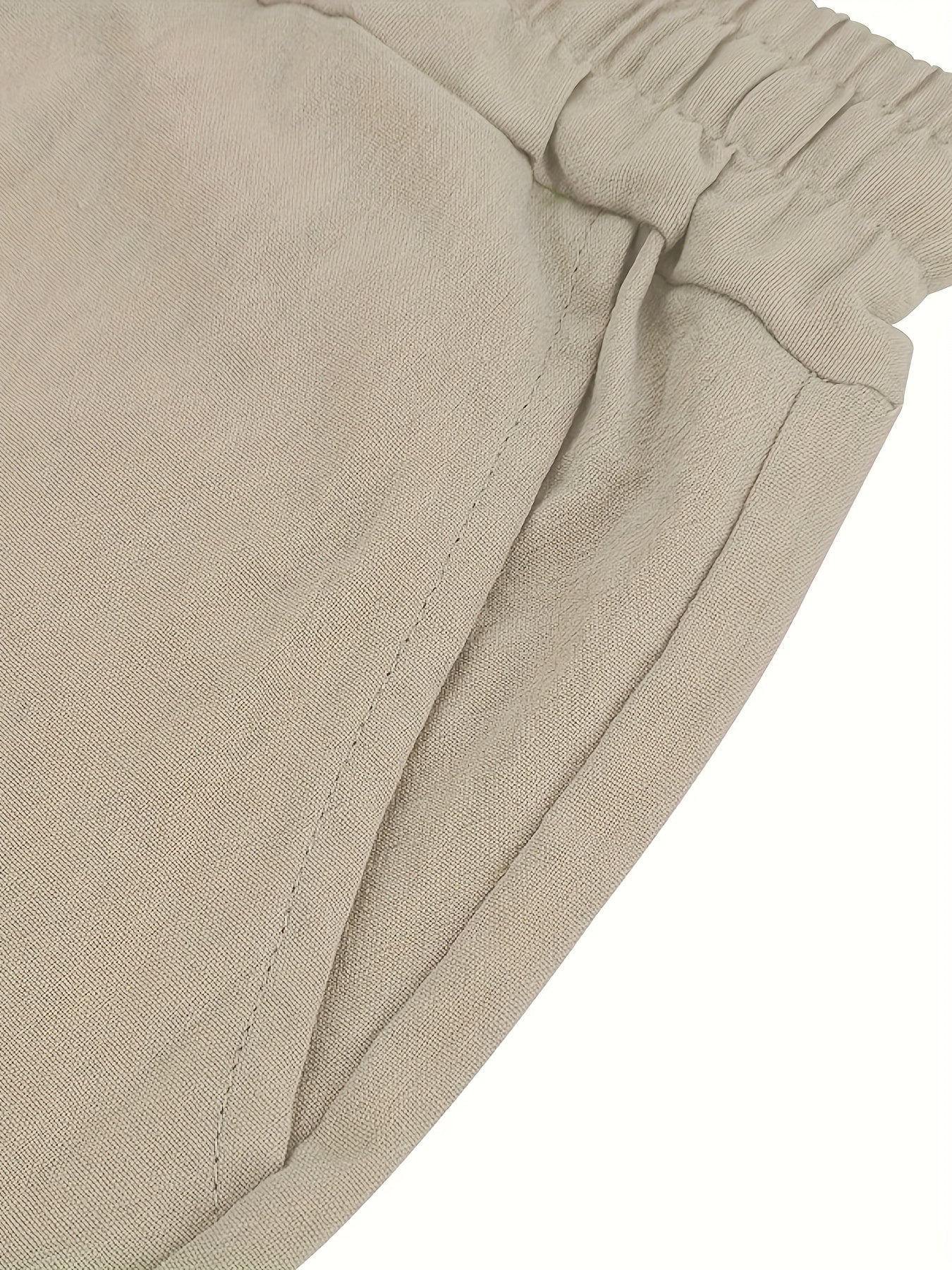 Cool Summer Men's Loose Casual Linen Breathable Set