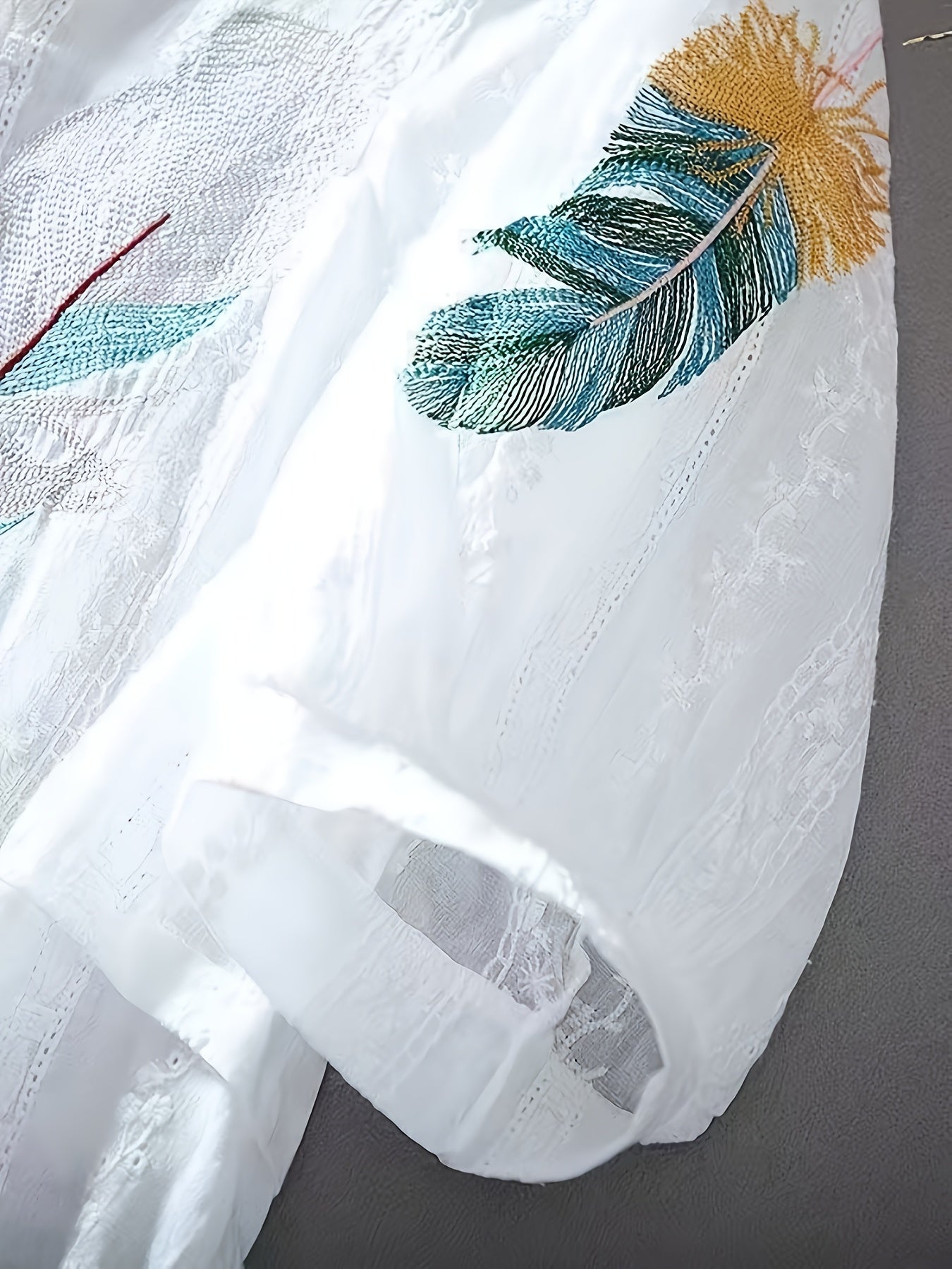 Summer Embroidered Blouse