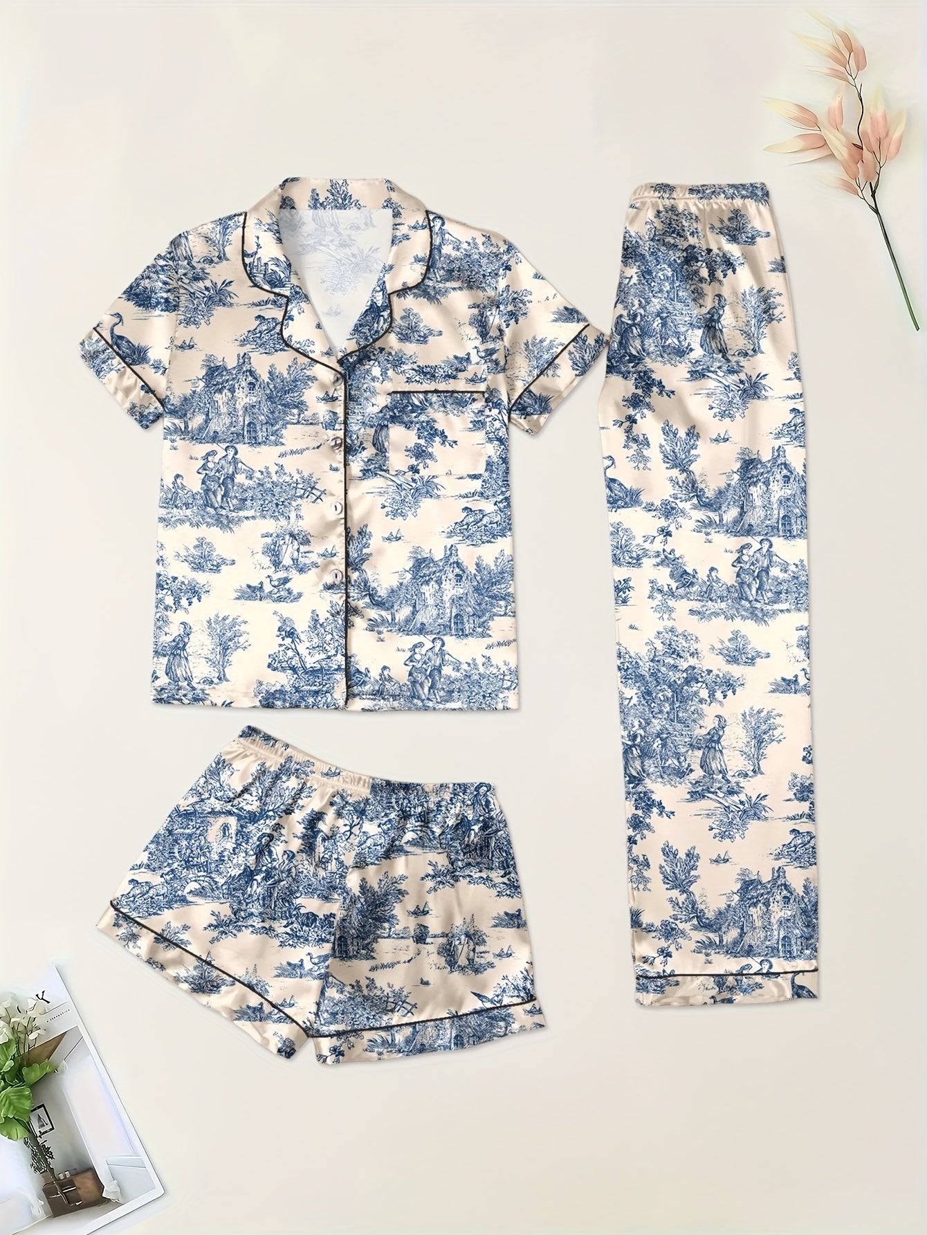 dior print 3pcs Set