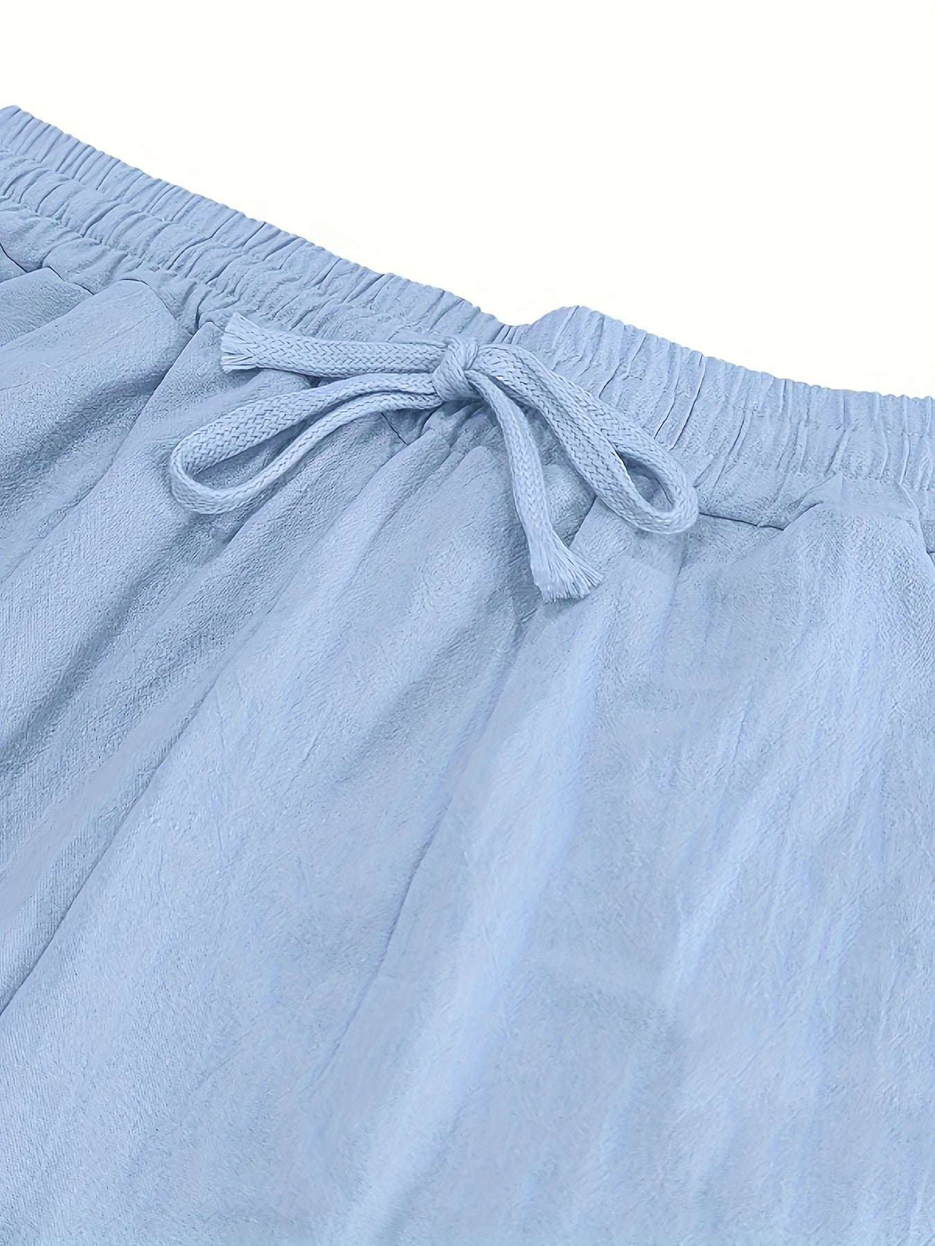 Summer Linen Shirt & Shorts Set Breathable