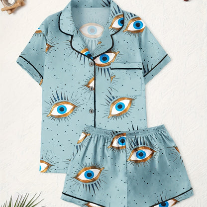 Evil Eye Shorts Set
