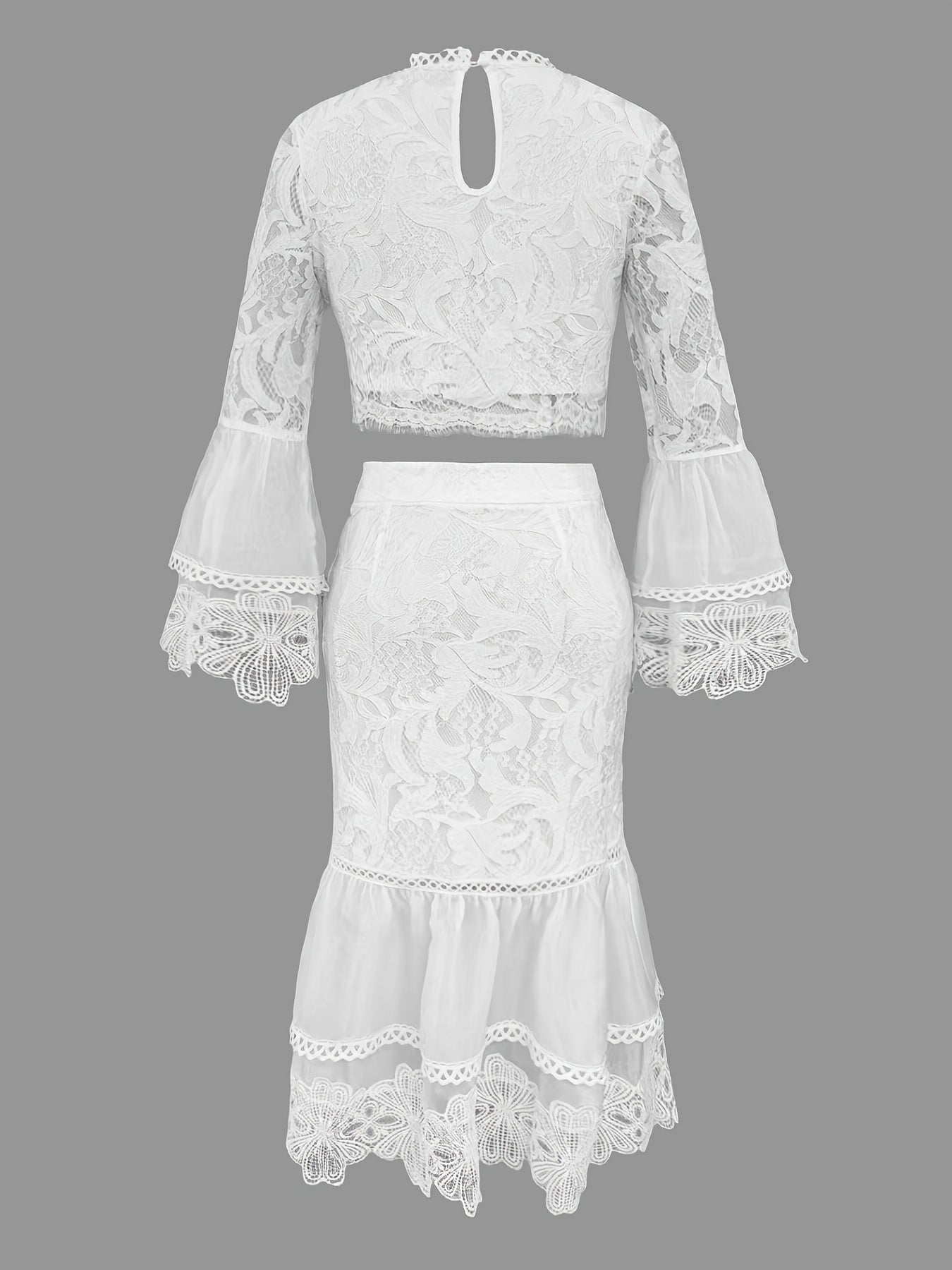 Gorgeous Lace Skirt Set