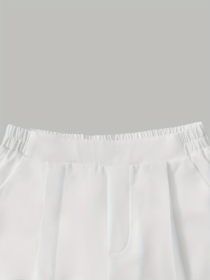 Elegant Office Shorts Set