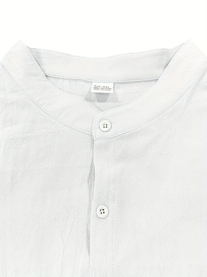 Cool Summer Men's Loose Casual Linen Breathable Set