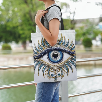 Stylish Evil Eye Pattern Handbag