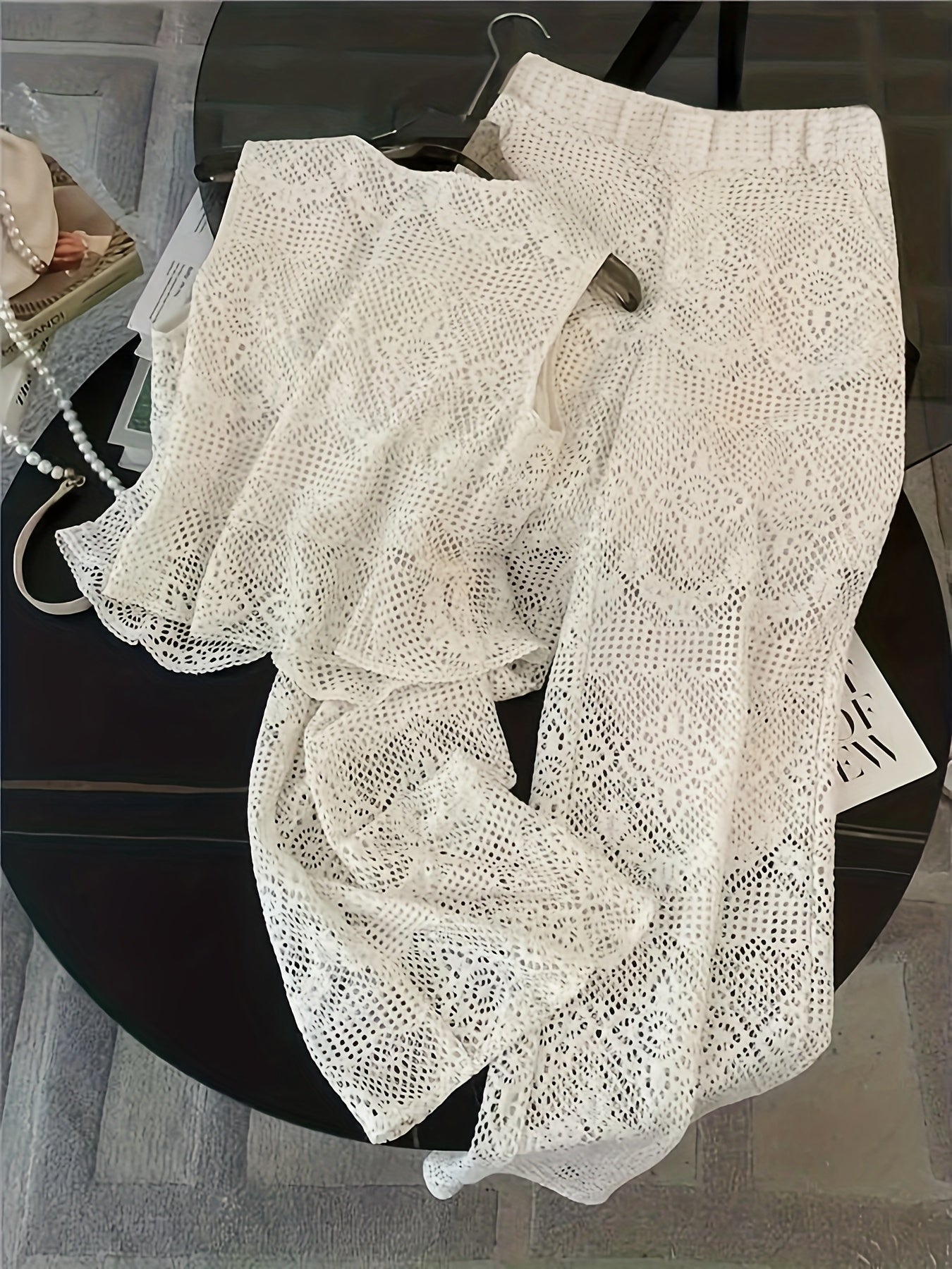 Lace Set with Embroidery