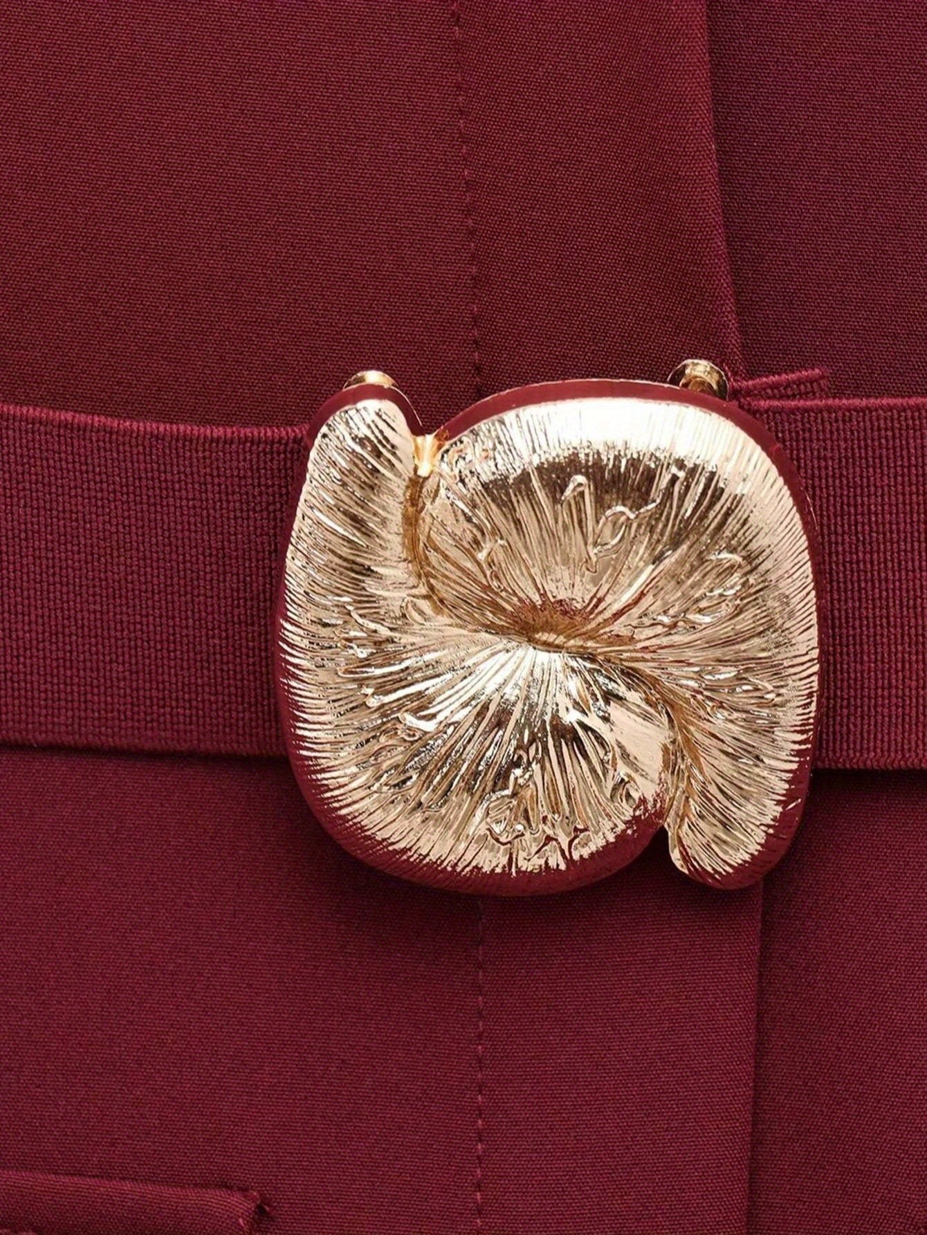 Elegant Waist Belt & Buttons
