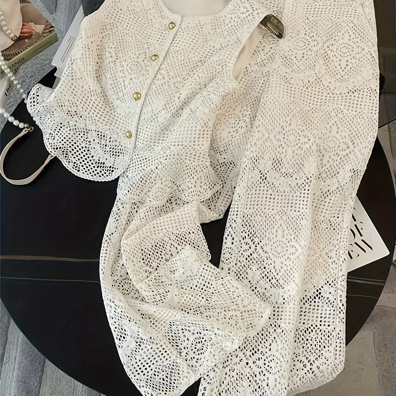 Lace Set with Embroidery