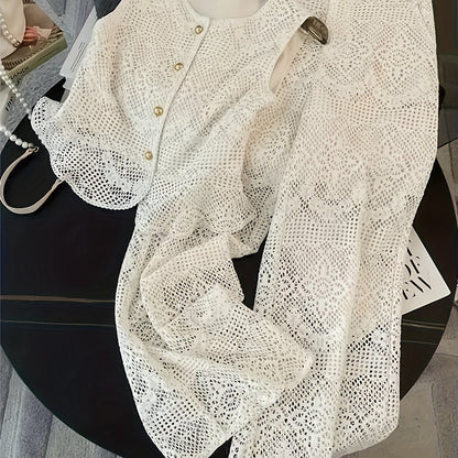 Lace Set with Embroidery
