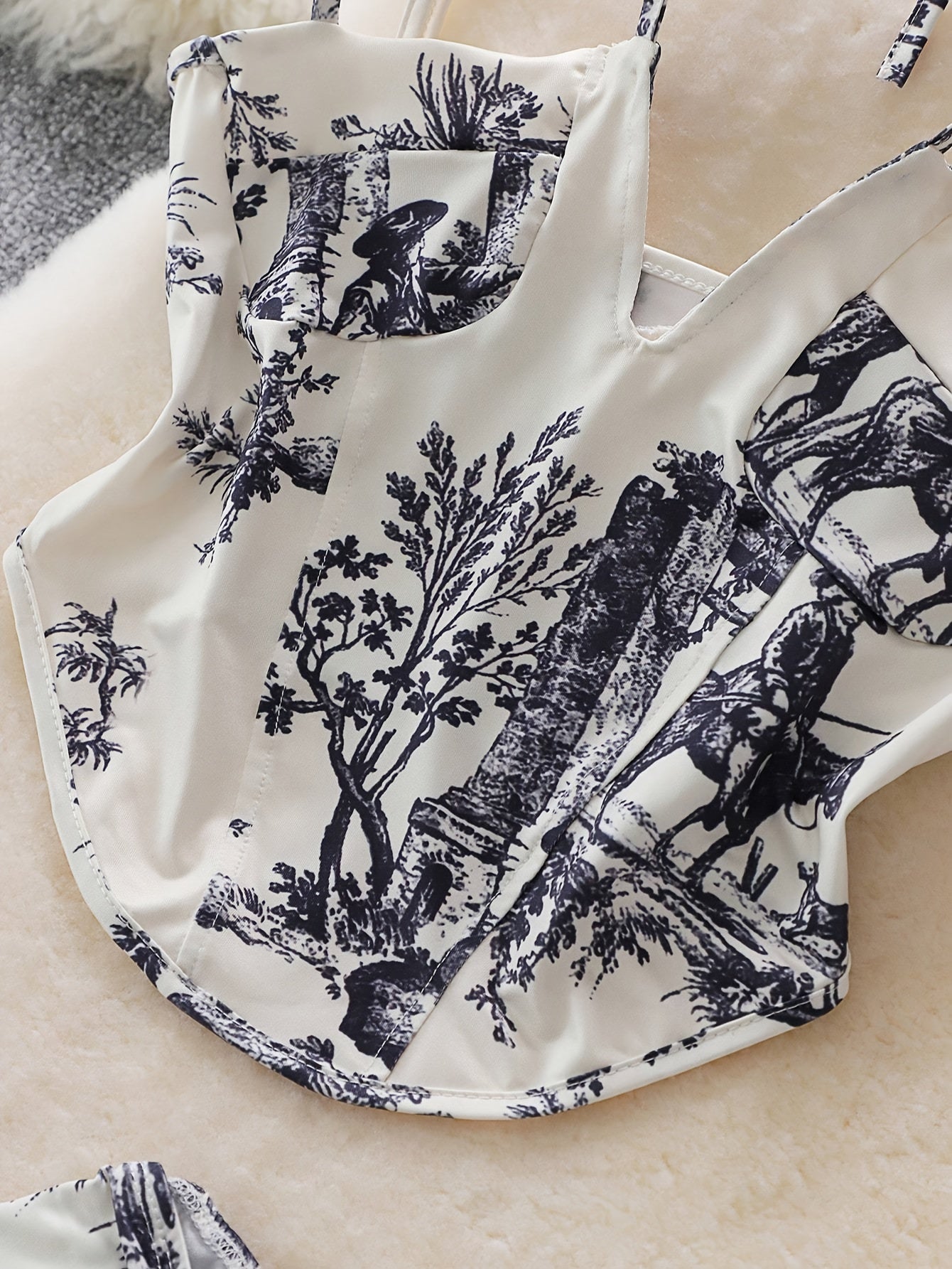 Dior print Skirt set