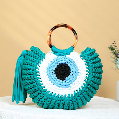 1 Royal Blue Boho Evil eye Bag