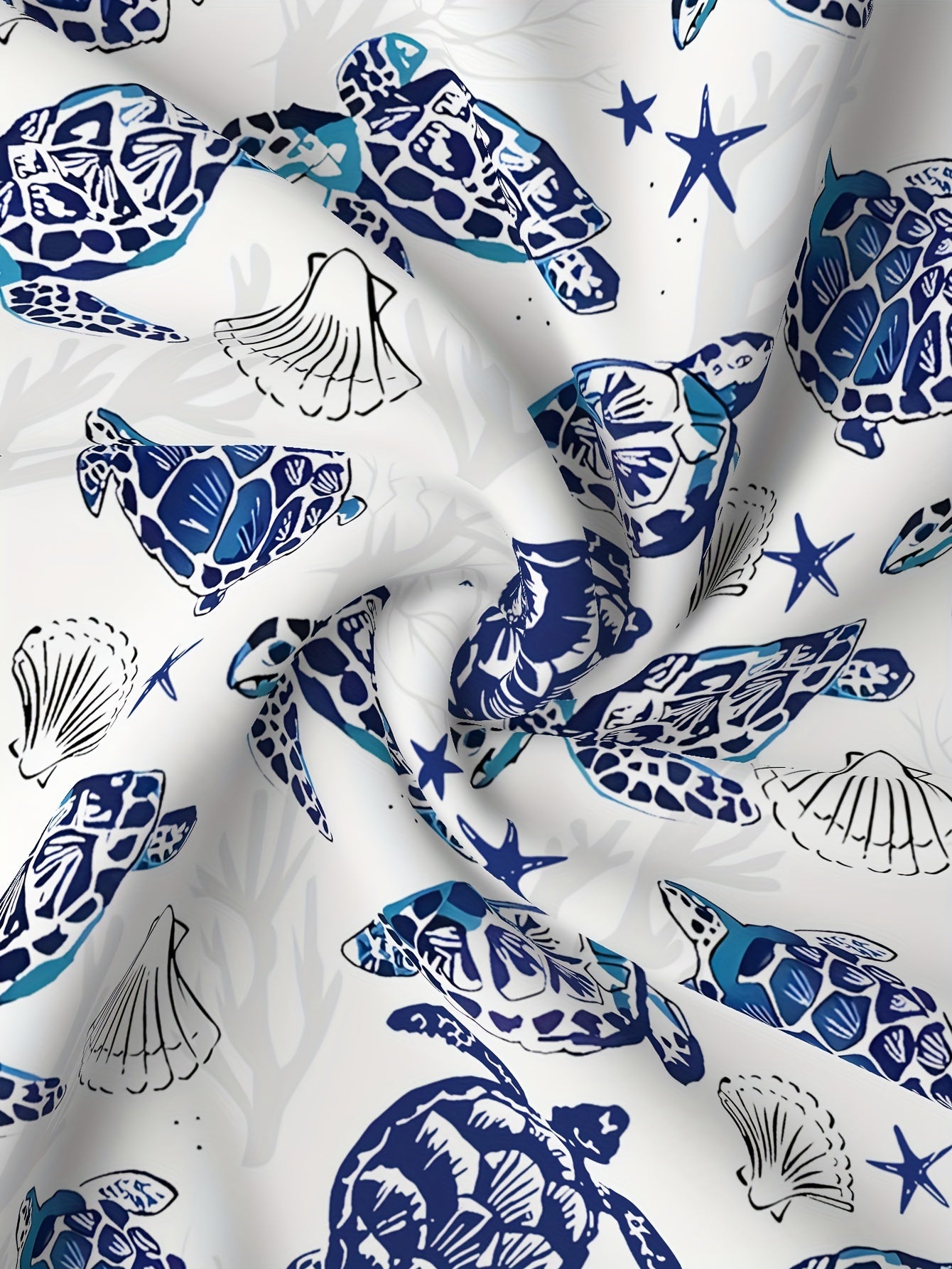 Men's Hawaiian Beach Shirt - Shellss