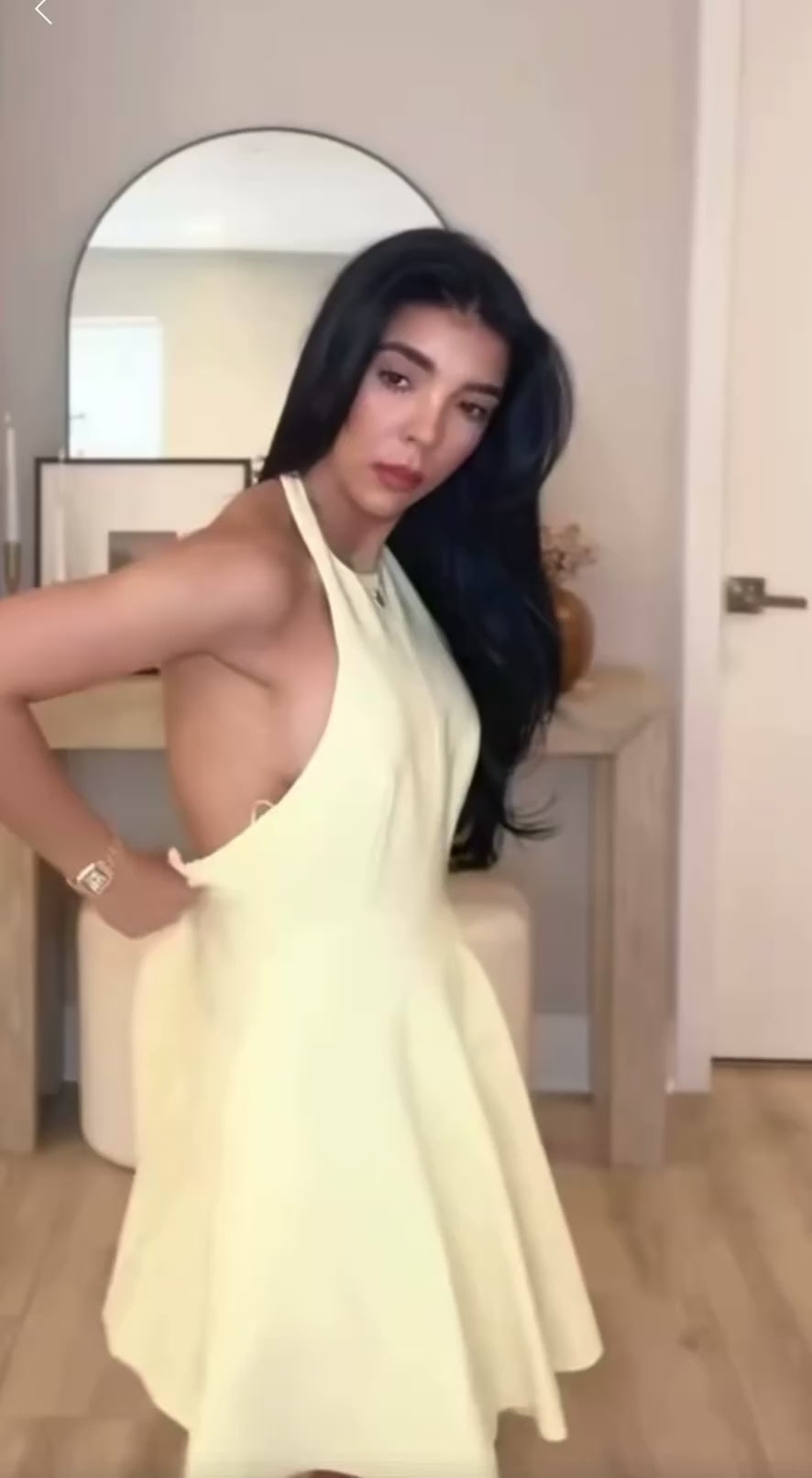 Embellished pink Square clio Mini